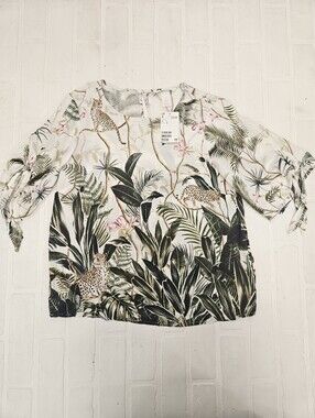 H&M Jungle Print Top